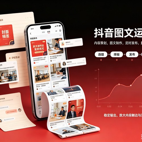湾沚抖音图文代运营服务